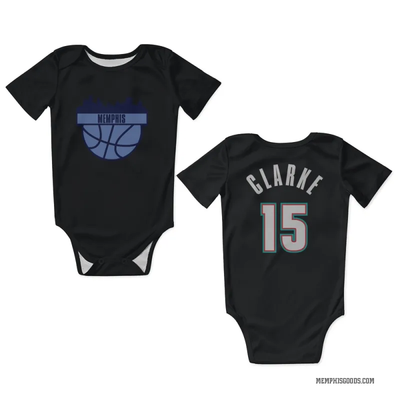 Brandon Clarke  Black Memphis Grizzlies  Newborn & Infant Bodysuit