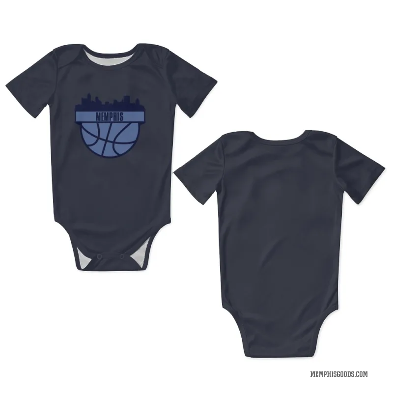 Brandon Clarke  White Memphis Grizzlies  Newborn & Infant Bodysuit