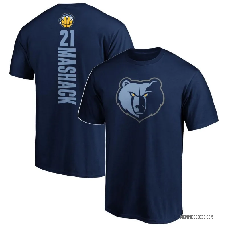 Jahmai Mashack Men's Navy Memphis Grizzlies Backer T-Shirt