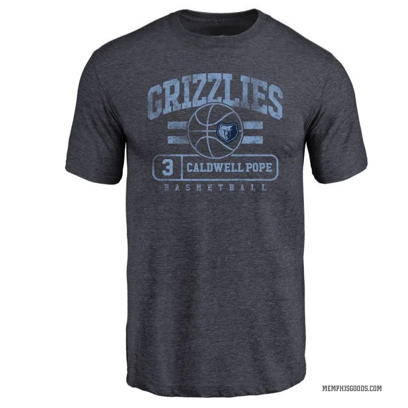 Kentavious Caldwell-Pope Youth Navy Memphis Grizzlies Baseline T-Shirt