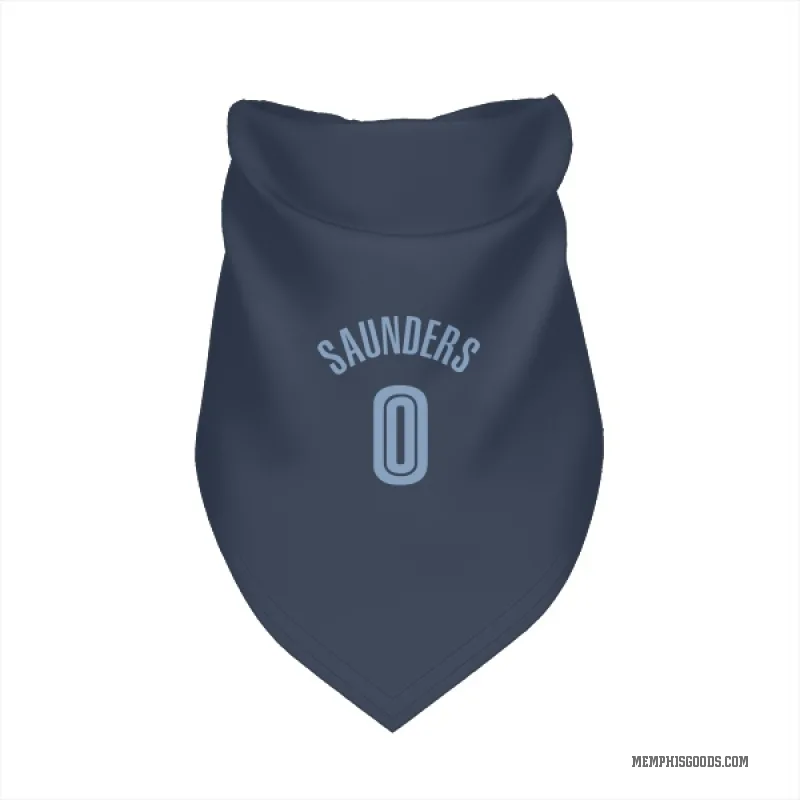 Richie Saunders  Navy Memphis Grizzlies  Cat & Dog Pet Bandana