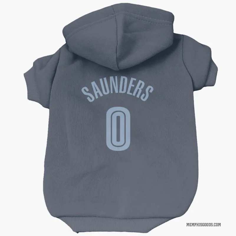 Richie Saunders  Navy Memphis Grizzlies  Cat & Dog Pet Hoodie