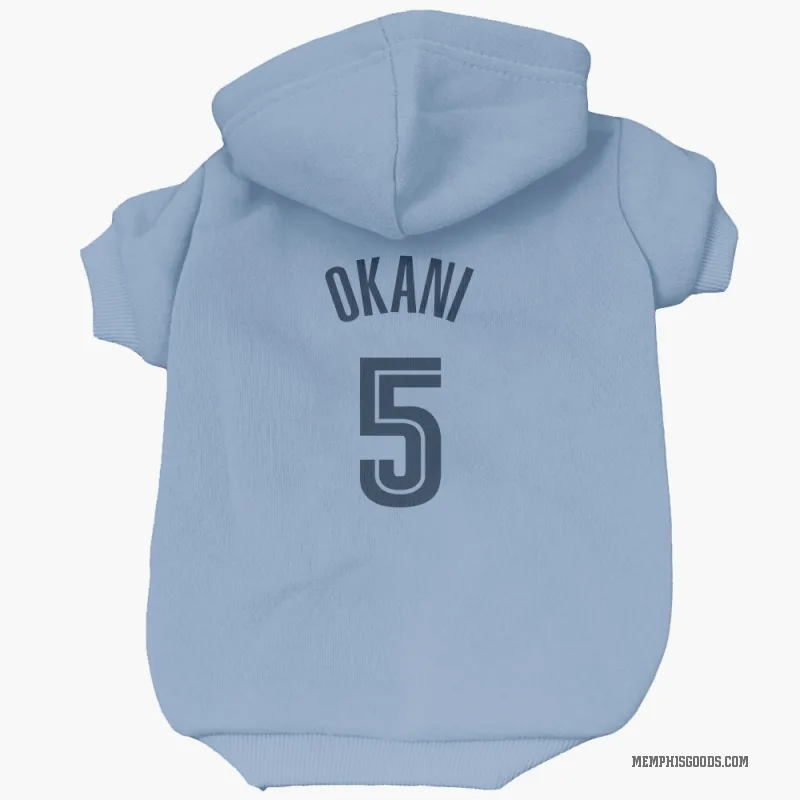 Toby Okani  Light Blue Memphis Grizzlies  Cat & Dog Pet Hoodie