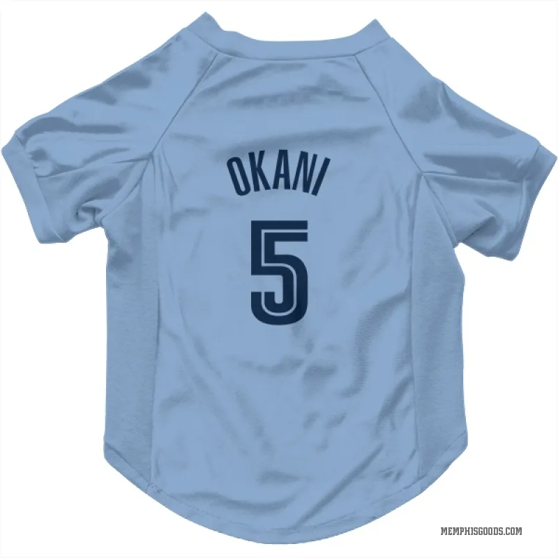 Toby Okani  Light Blue Memphis Grizzlies  Cat & Dog Pet Jersey