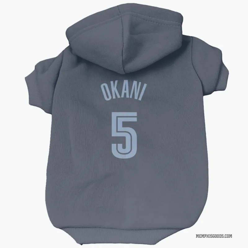 Toby Okani  Navy Memphis Grizzlies  Cat & Dog Pet Hoodie