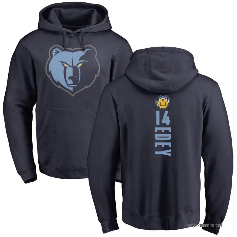 Zach Edey Men's Navy Memphis Grizzlies Branded Backer Pullover Hoodie